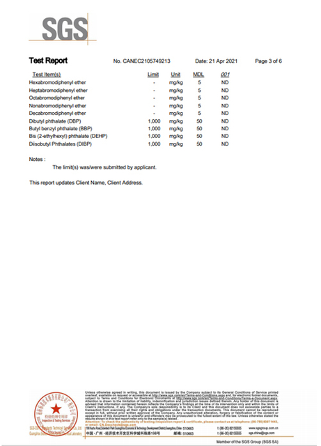 HDPE-البلاستيك - خراطيش ROHS3