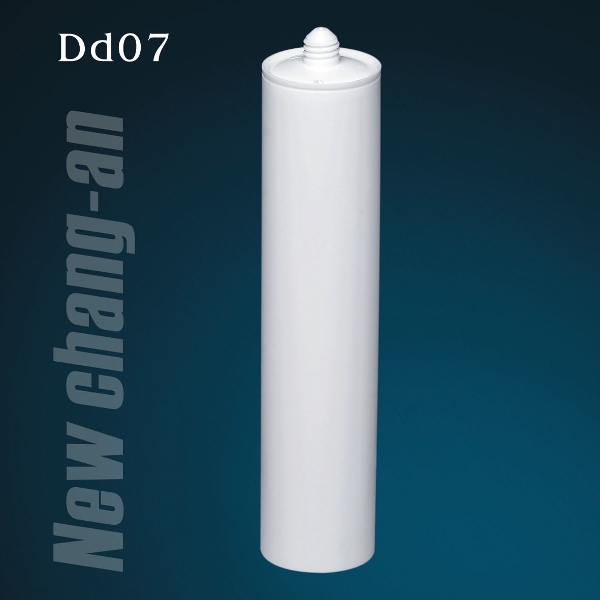 300 مل من خرطوشة بلاستيكية بيضاء HDPE أبيض فارغ لمسربات السيليكون
