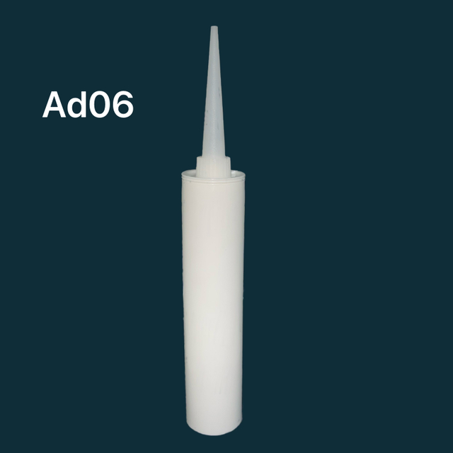 300 مل من غراء الزجاج الفارغ HDPE Caulking Caulking Clatbant