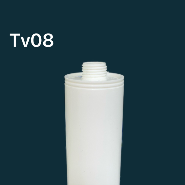 خرطوشة بلاستيكية غراء زجاجية فارغة HDPE لخلاطية سائل من السيليكون للبناء
