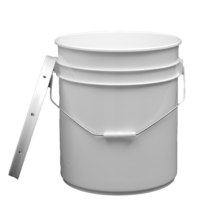 20L سعة كبيرة من الدرجة الصناعية PE زجاج لاصق تغليف سطل بلاستيكي لمانع التسرب السيليكون / MS / PU للبناء