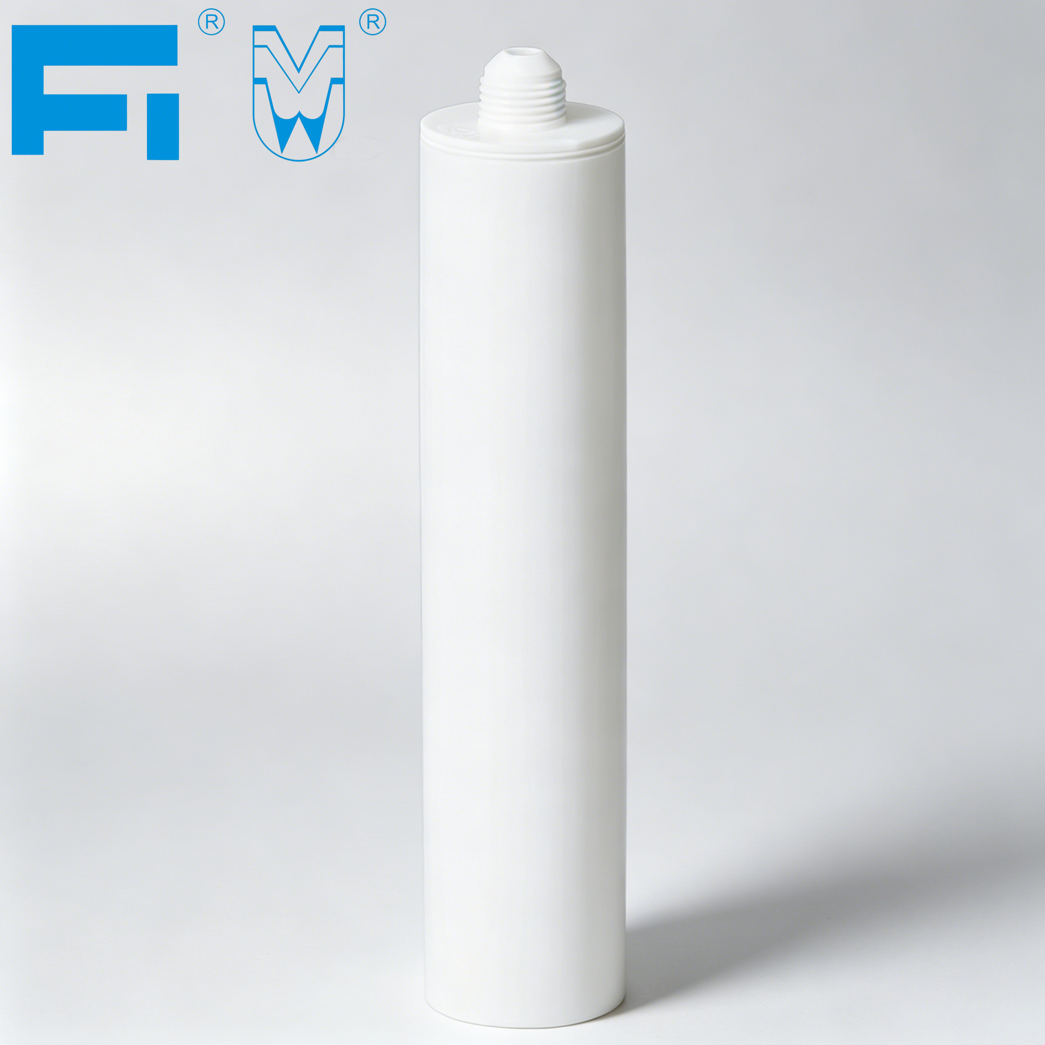 خرطوشة بلاستيكية للتغليف اللاصق HDPE متعددة الاستخدام سعة 300 مل من أجل مادة مانعة للتسرب من السيليكون للبناء