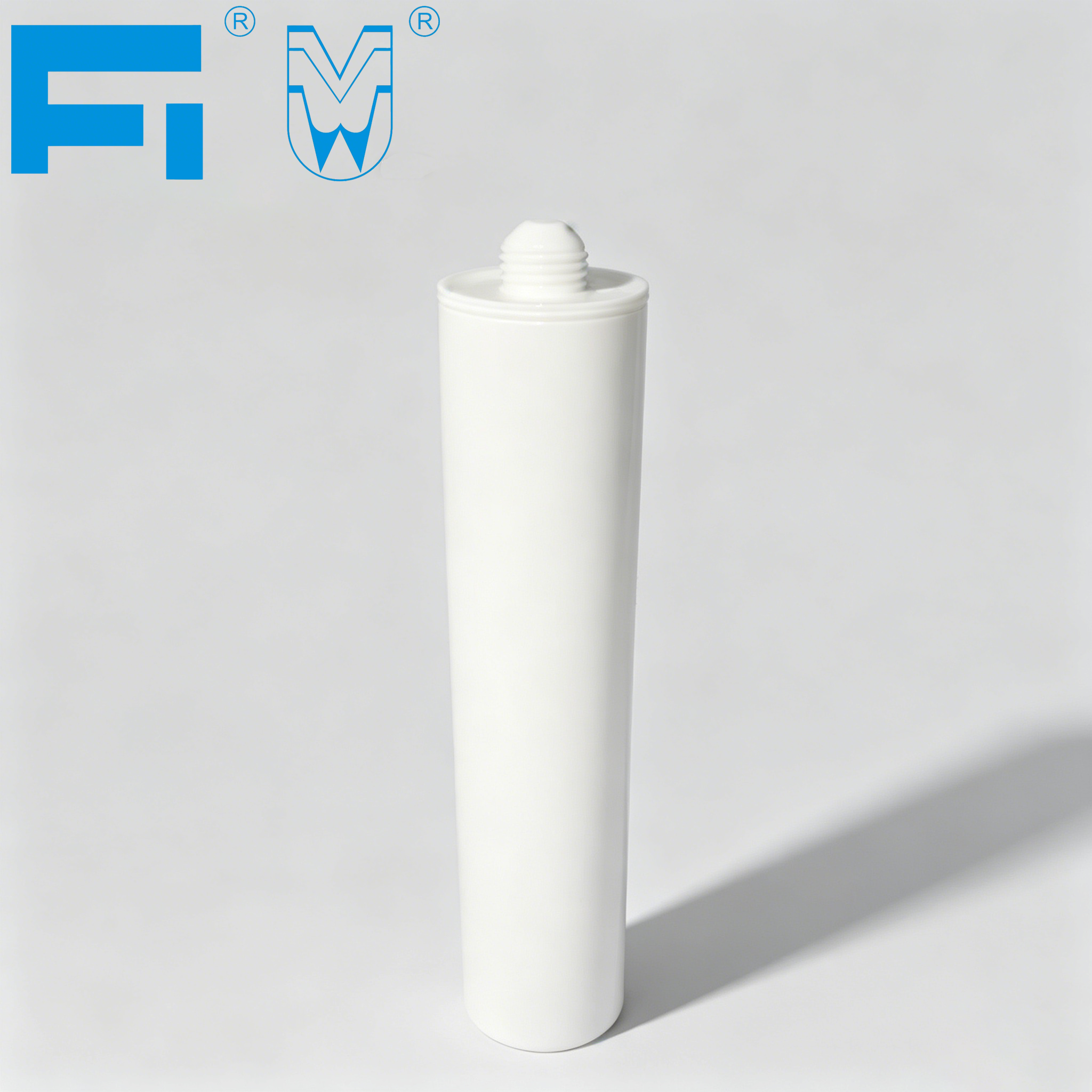 مخصص مطبوعة 300 مل فارغة HDPE غراء الزجاج لاصق السد خرطوشة بلاستيكية لتغليف مانع التسرب سيليكون للاستخدام الصناعي
